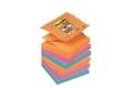 POST-IT R330-6SS-EG Z-Notes Electric Glow 76x76mm 3-couleurs ass