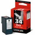 Lexmark 18C0034E Patrone noir, ca. 475 Seiten (Nr. 34)