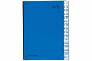 PAGNA 24329-02 Dossier  soufflets Color A4 bleu, 1-31