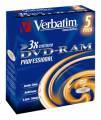 VERBATIM 43493 DVD-RAM Disc 9.4GB 3x removable 5 Pcs