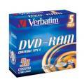 VERBATIM 43531 DVD-RAM Disc 4.7GB 5x removable 5 Pcs