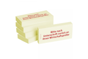 BIZSTIX 1301010128 Notes 'Wirtschaftspr.' 75x35mm jaune 5x
