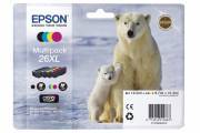 EPSON T263640 Encre 26XL Ours blanc Multipack CMYBK